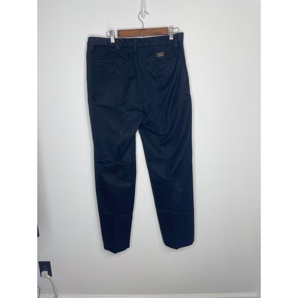 BR Banana Republic black dress pants chinos khakis 35 x 32 waist 35 length 32 - Picture 13 of 16